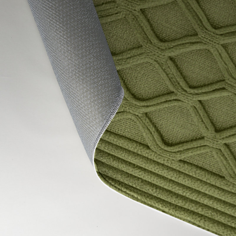 Tapis brun intérieur et extérieur Trellis, Rectangle 9 pi x 12 pi
