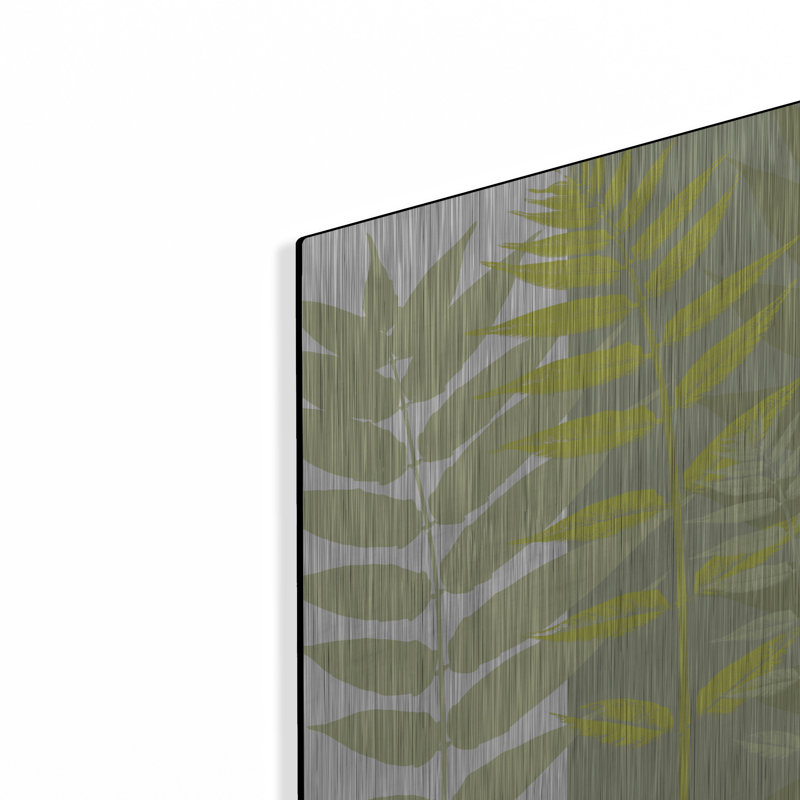  «Field Greens» par Erin Clark, art mural en métal, 12 po x 12 po, H 12 po x l 12 po