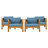 Set of 4 Patio Lounge Chair-178145274