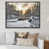 Black Floater Framed Canvas