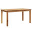 Table basse vidaXL en bois de teck massif brun 35,43 x 19,69 x 17,91-1475325615