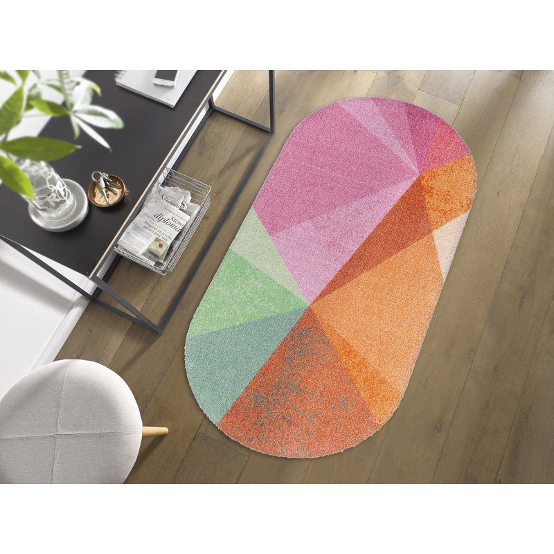 Thoran Non-Slip Doormat, Oval 70 x 150cm