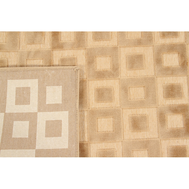 Geometric Cotton Area Rug Set, Rectangle 170 x 239cm