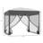 Outsunny 10' X 10' Pop Up Canopy Tent With Netting
