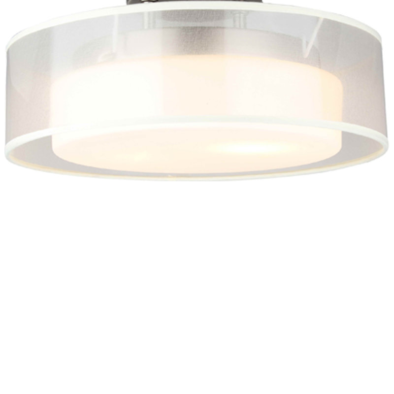 Glass Semi Flush Mount