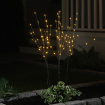 Outdoor Fairy Light Twig Tree