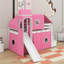 Lit mezzanine simple avec tente et tour