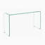 Console en verre transparent, canapé transparent, console pliée moderne-962960233