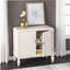Antique White Double-Door Accent Cabinet