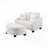 Chenille 2-seater Sofa, Double Sofa Chaise Longue-1827338637