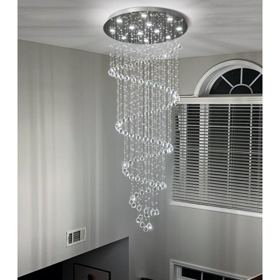 Glam Chandelier Crystal Led Dimmable Light