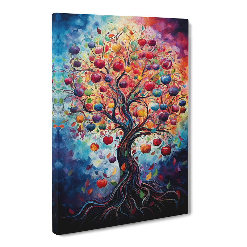 Apple Tree Expressionism - Print, 60cm H x 40cm W x 3cm D