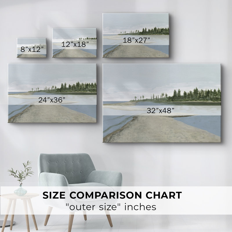 Tidal Sands II -Gallery Wrapped Cavas, 8X12