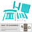 Chiemi HDPS Modern Resin Rocking Adirondack Chair-59345562