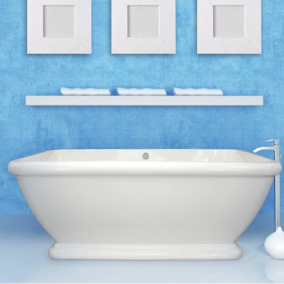 Rockwell 66'' x 36'' Soaking Acrylic Bathtub