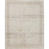 Hand-Knotted High-Quality Beige and Cream Area Rug