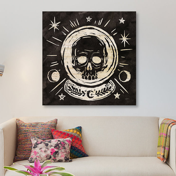 «Mystical Halloween Wood III», impression sur toile, H 18 po x l 18 po x P 1,5 po, Toile tendue, Pas de tapis
