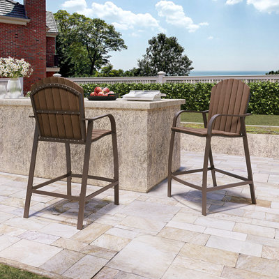Koua Aluminum  48'' Outdoor Bar Stool