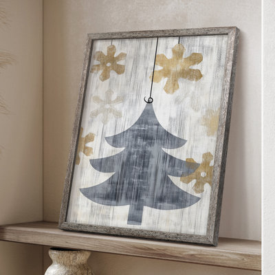 Christmas Holiday Art CMXLVII Framed Print - Solid Wood XMA171723