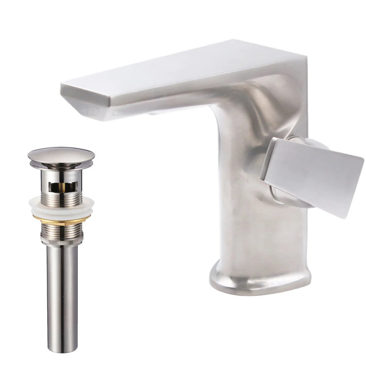 Miller Single-Hole Single-handle Bathroom Faucet with Drain Assembly