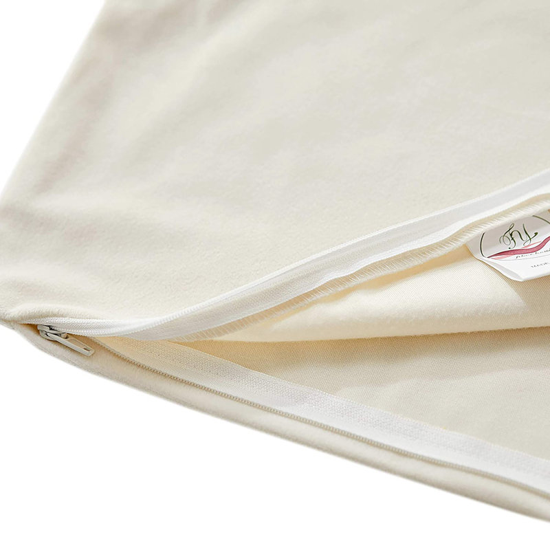 Housse de coussin carrée, 20 po x 20 po, Blanc
