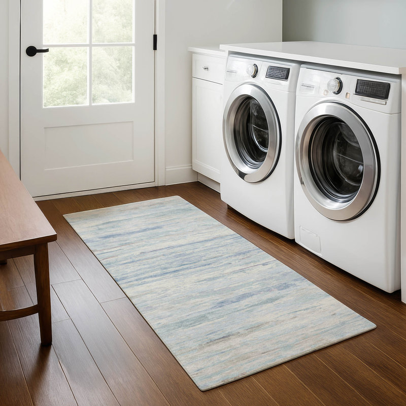 Premium Machine Washable Pirtle AMF1985 Abstract Rug, Runner 2'3" x 7'6"