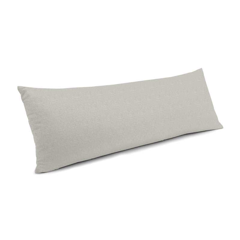 Housse de coussin rectangulaire, 12 po x 24 po, Gris clair