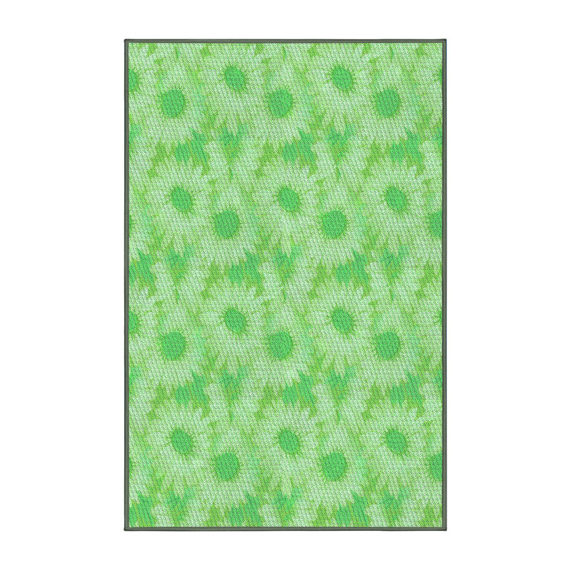 Performance Wool Floral Indoor Rug, Rectangle 3' x 5'