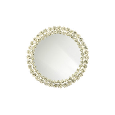 Flourish Flat Metal Wall Mirror