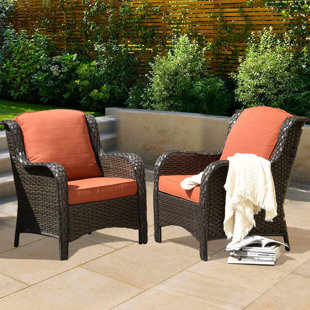 Chaise de patio avec coussins Peridot