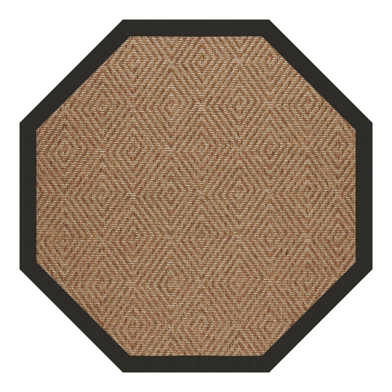 Ajmy Geometric Indoor / Outdoor Rug, Octagon 8'