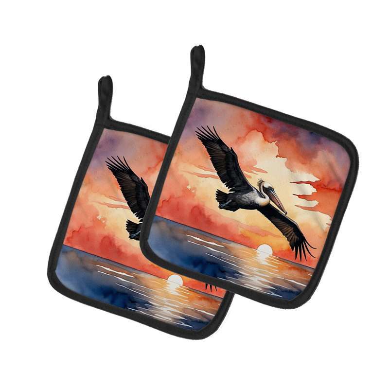 Paire de poignées Pelican Fiery Sunset