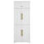 Grand garde-manger de style campagnard 78,2 po avec 4 tiroirs cachés-134371941