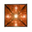 Luminaire suspendu géométrique 1 lumières simple Yeates-30775160
