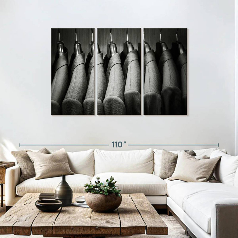 Shuttleworth Men's Suits, 48" H x 74" W