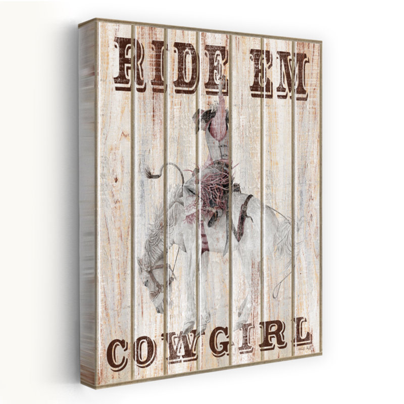Ride Em Cowgirl, H 60 po x l 40 po
