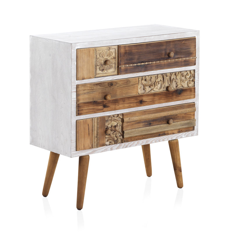 Watts 80cm W 3 - Drawer Chest of Drawers