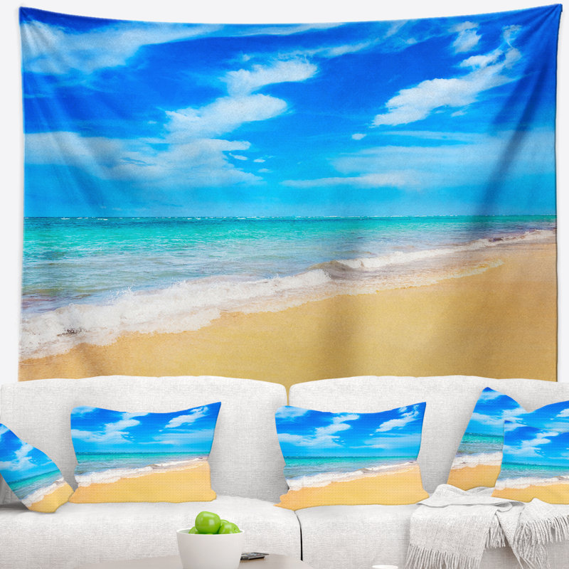 Tapisserie «Seascape Blue Sandy», H 68 po x l 80 po