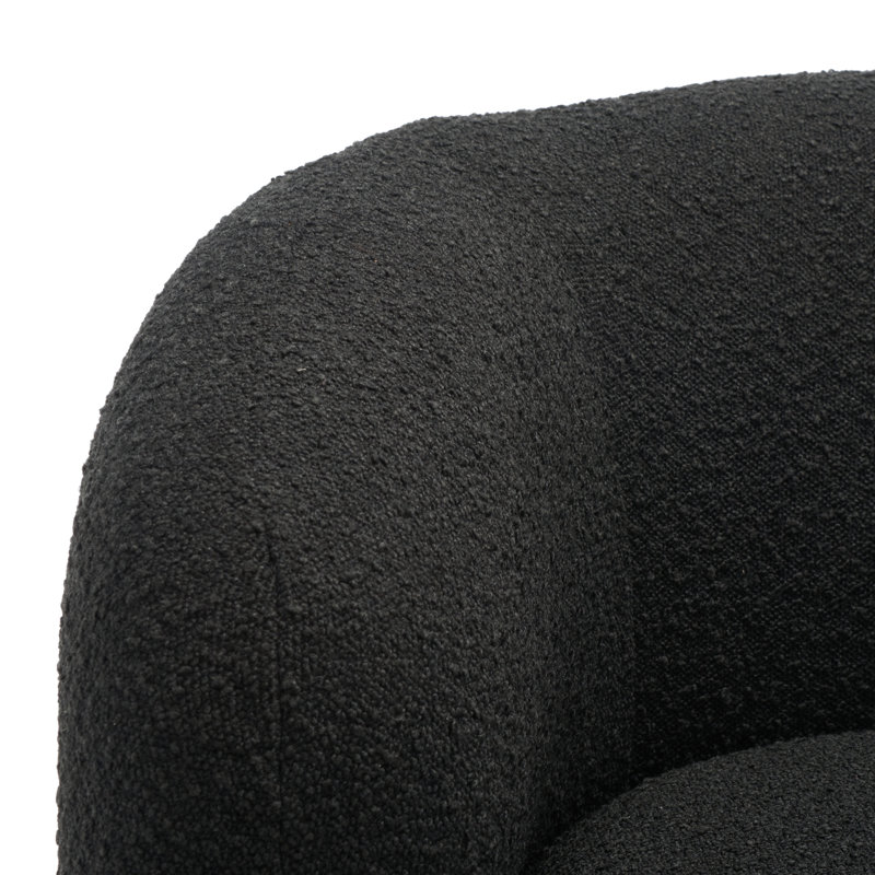 Fauteuil Solace, Bouclé noir