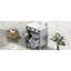 Meuble-lavabo moderne de 30 po avec lavabo supérieur, 2 tiroirs, tiroir coulissant, rangement pour porte d'armoire, rangement divers, poignées texturées, multi-usages, bois massif gris et 3 tablettes réglables simples, lisse-273940079