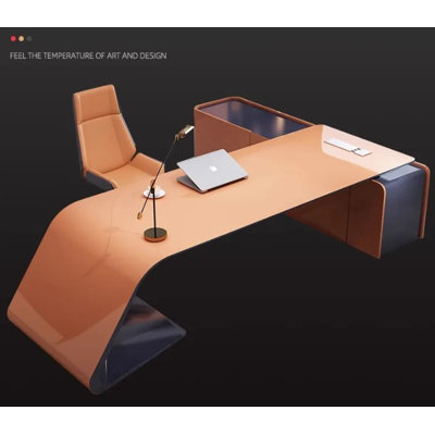 Chilmonik L-Shaped Executive Desk