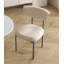 Nordic Carbon Steel Backrest Dining Chair