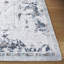 Tapis bleu / gris en viscose / coton tissé à la main Deantown-634010657