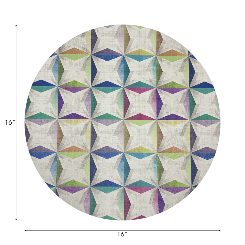Truiq Happy Pebble 16" Vinyl Placemat
