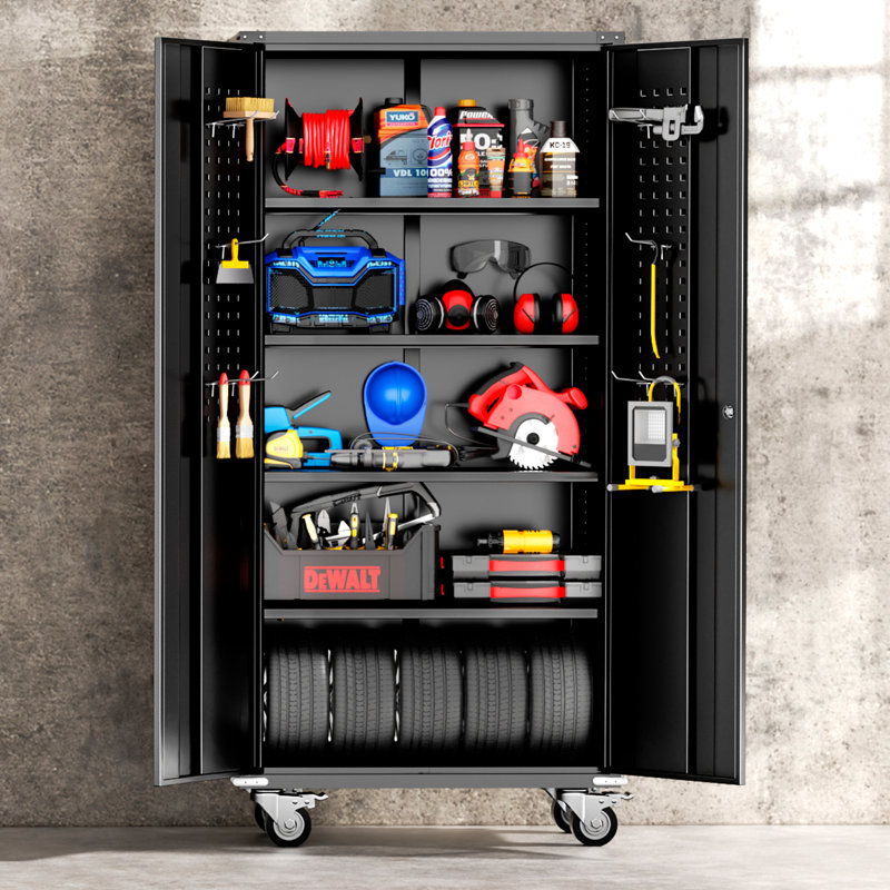 WFX Utility™ 71'' Metal Garage Storage Cabinets With Drawers & Adjustable Shelves - View #10