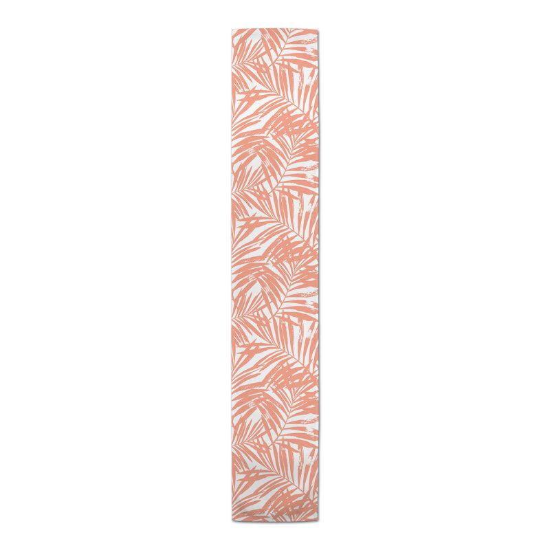 Chemin de table Coral, L 90 po x P 16 po, Corail