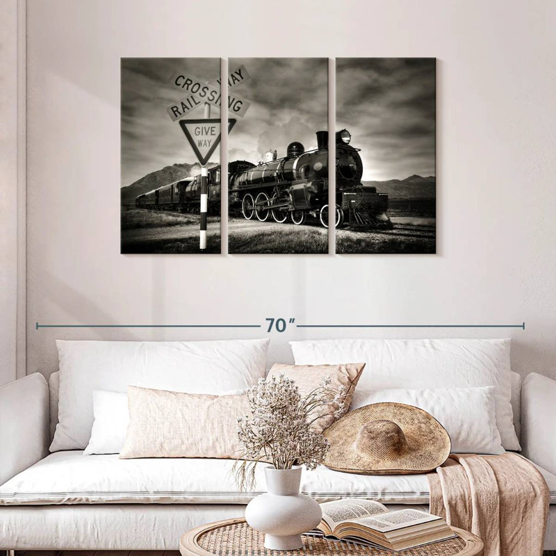 Mehar Rail Crossing, 28" H x 45" W
