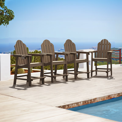Chaise Adirondack en plastique Dutta