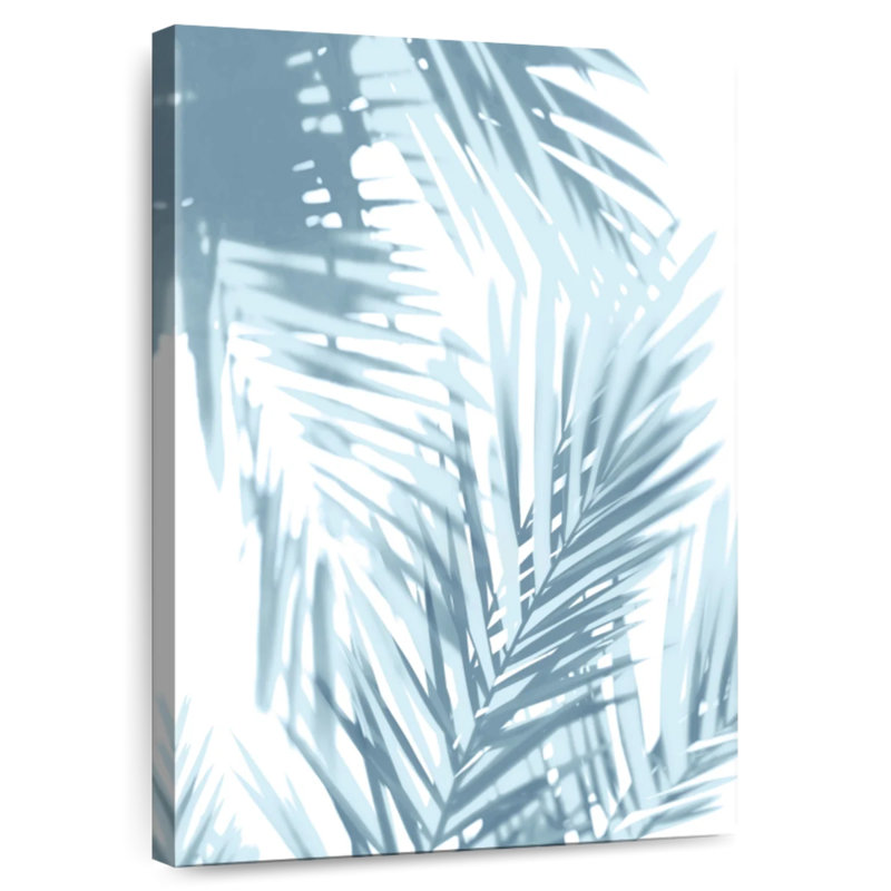 Harnek Palm Shadows Aqua I, H 51 po x l 34 po