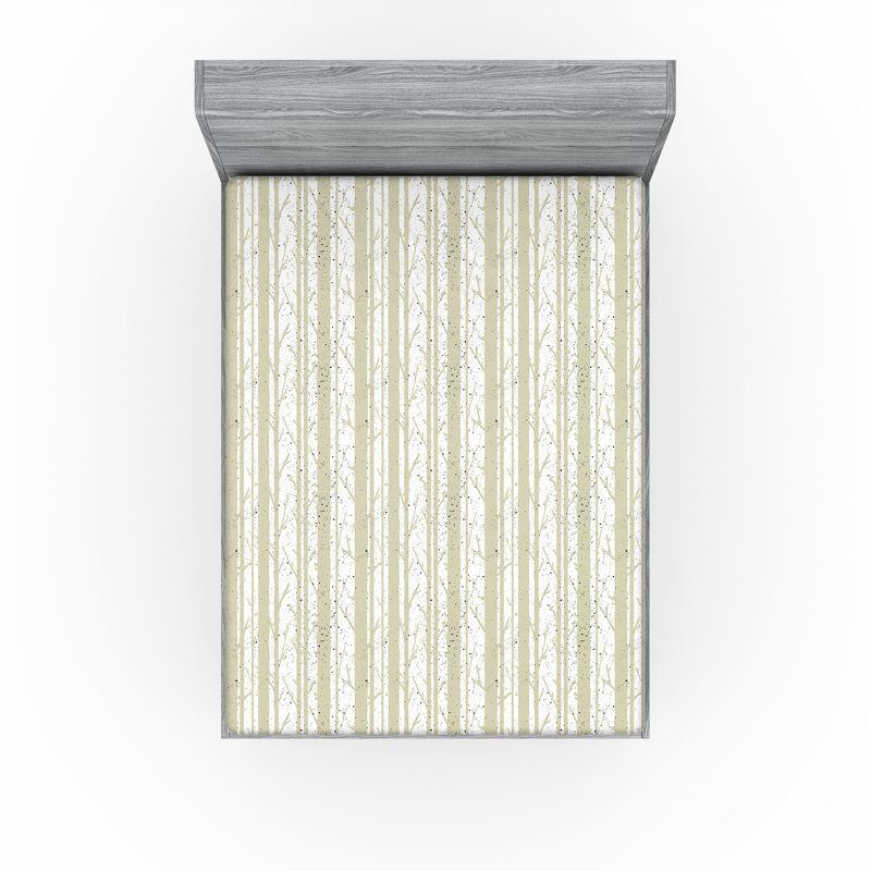 Ensemble de 2 draps-housse dégradés Ambesonne bleu sarcelle très clair bleu pâle et blanc, Drap-housse pour très grand lit